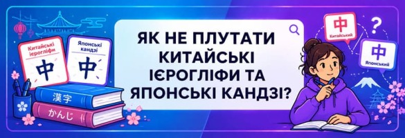 Як не плутати китайські ієрогліфи та японські кандзі