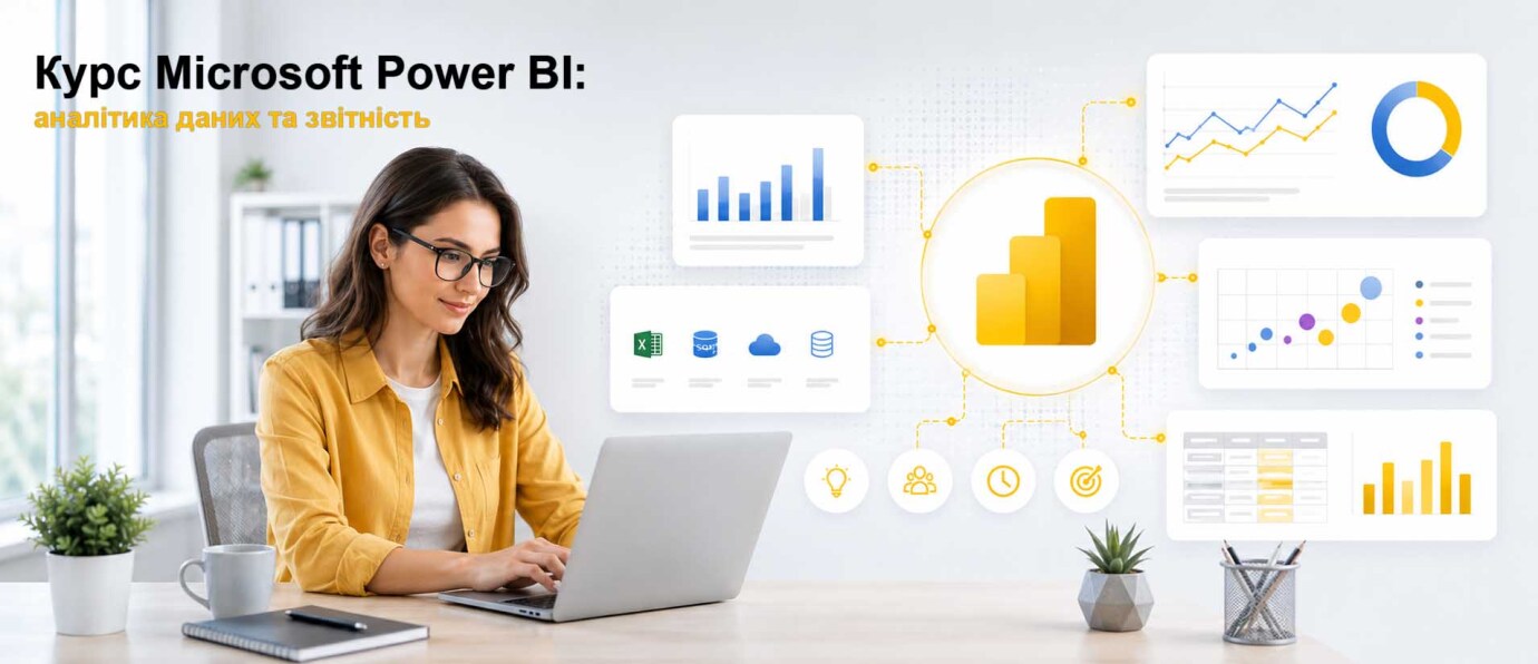 Microsoft Power BI: аналітика даних та звітність