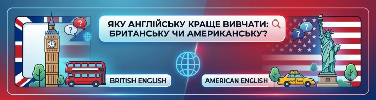 Британська англійська чи американська? Що краще вивчати й які відмінності