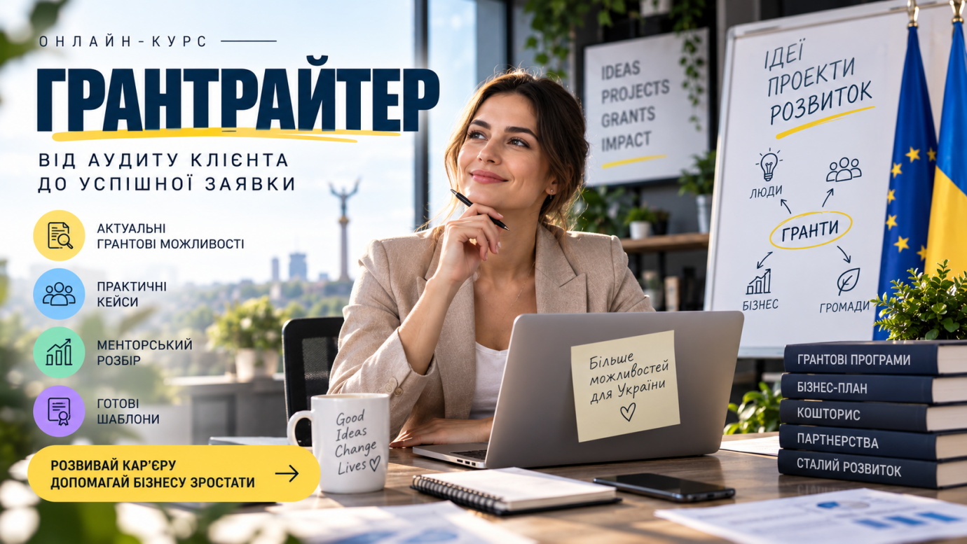 Грантрайтер: від аудиту запиту клієнта до успішної заявки