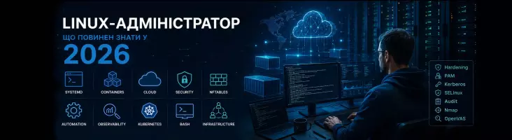 Що повинен знати Linux-адміністратор у 2026 році: 10 технологій, без яких уже складно працювати