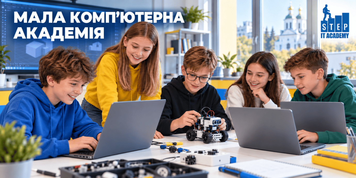 Мала Комп’ютерна Академія ITSTEP, для дітей 7–14 років