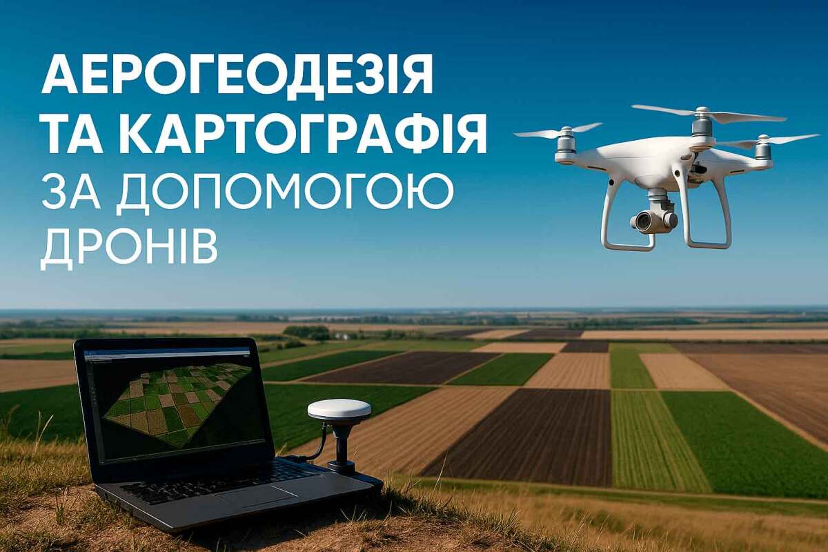 Аерогеодезія та картографія за допомогою дронів,  планування відбудови України