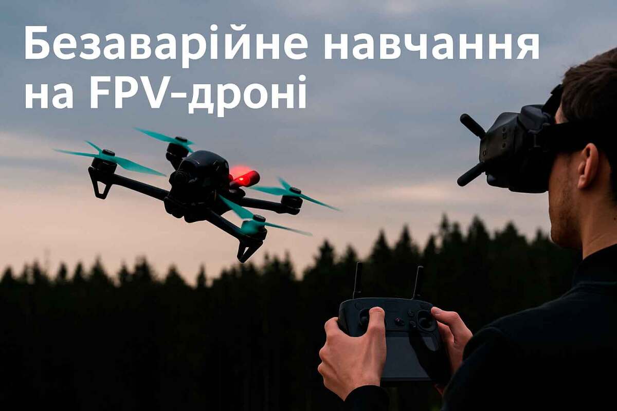 Безаварійне навчання на FPV-дроні, твій вклад в перемогу
