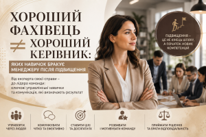 Хороший фахівець ≠ хороший керівник: яких навичок бракує менеджеру після підвищення