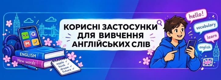 Застосунки для вивчення англійських слів
