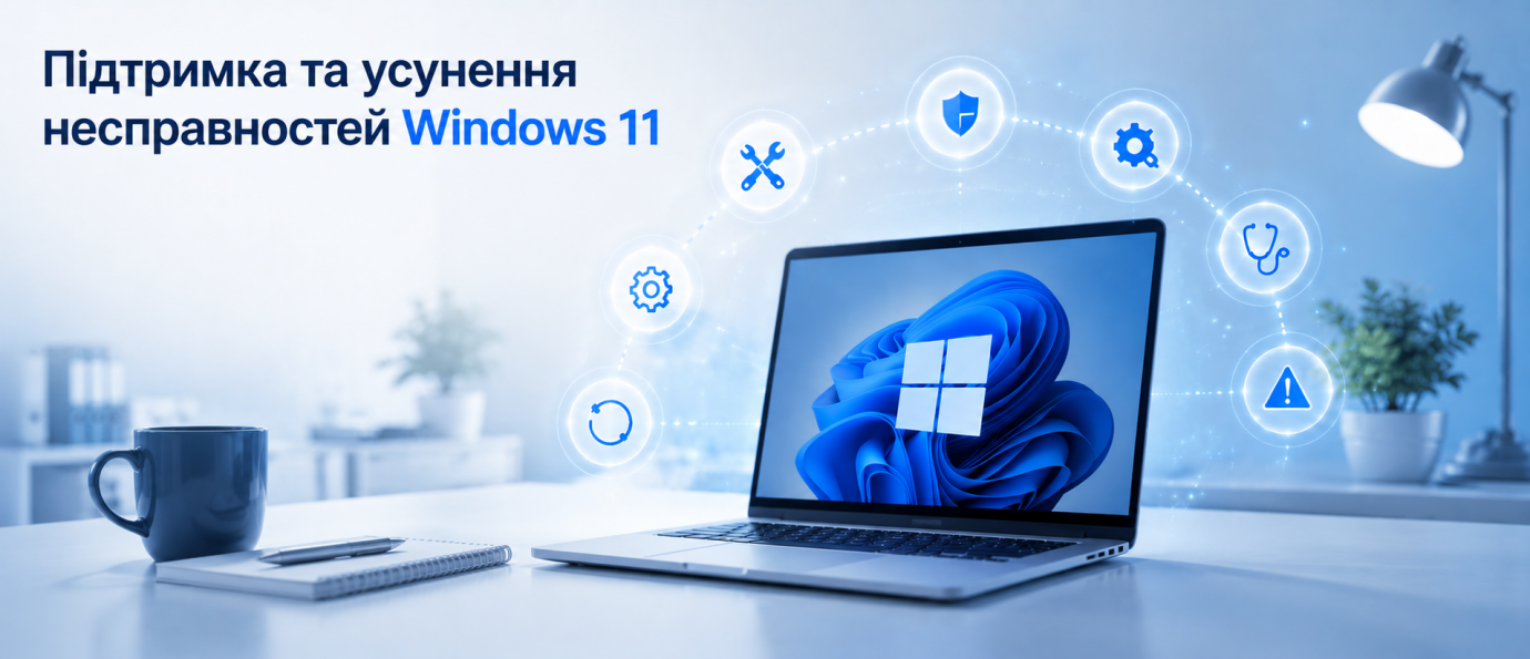 Підтримка та усунення несправностей Windows 11