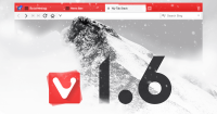 Выпуск web-браузера Vivaldi 1.6