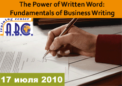 Fundamentals of Business Writing