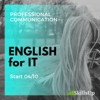 Приглашаем на курс английского для профессиональной коммуникации в IT 4 октября!