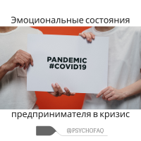 Психо-эмоциональные состояния предпринимателя в кризис