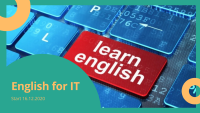 Старт курса "Английский для IT" уже 16 декабря!